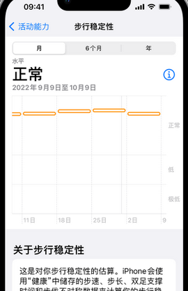 光泽iPhone手机维修如何在iPhone开启'步行稳定性通知'